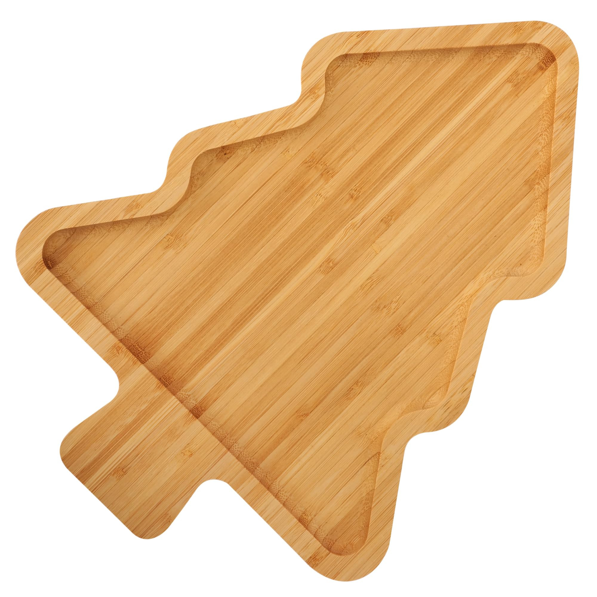 WILLKOMMEN Christmas Serving Tray, Bamboo Christmas Tree Serving Platter, Charcuterie Board Servi... | Amazon (US)