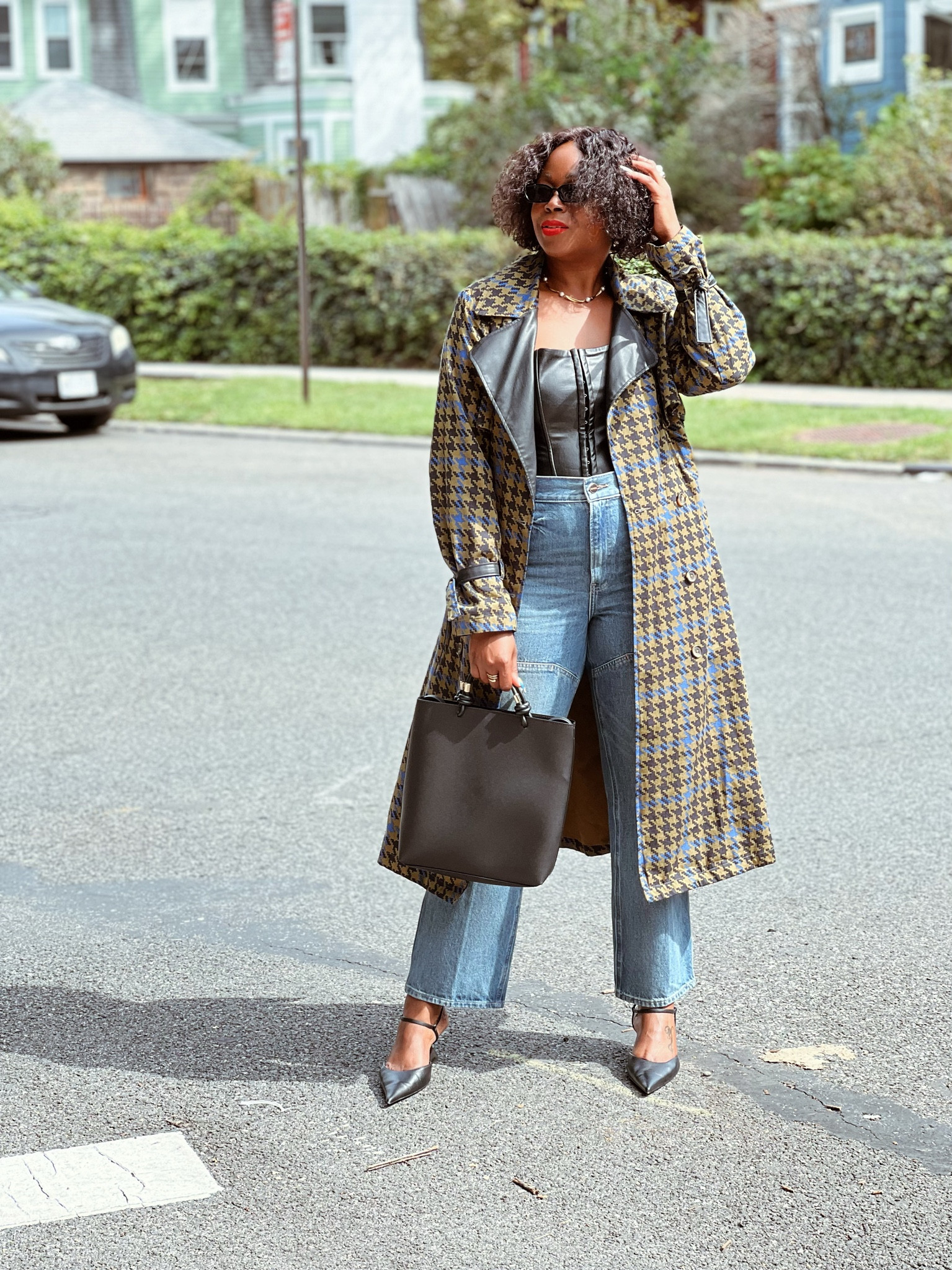 Women Coat The Drop Women's Emilia Trench Coat - Oversized Cotton