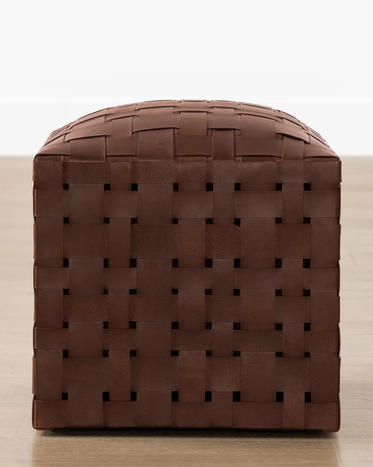 Ackley Leather Ottoman | McGee & Co. (US)