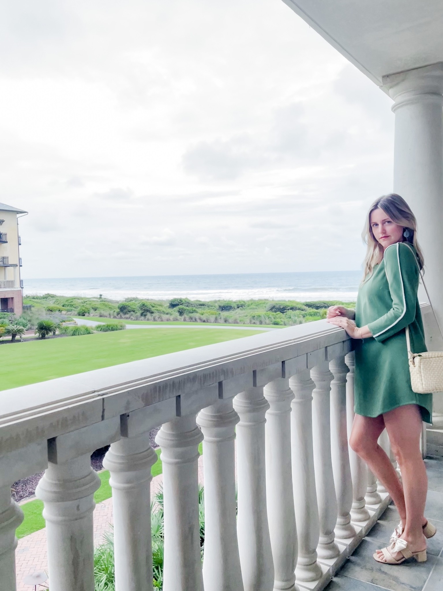 Green tnuck dress is on sale. 🙌🏻 Love Tuckernuck because there are so many beautiful, comfortable dresses! Many of them can accommodate a bump. 🤗 ClareV purse has been my fav all summer. 

#LTKSale #LTKstyletip #LTKshoecrush