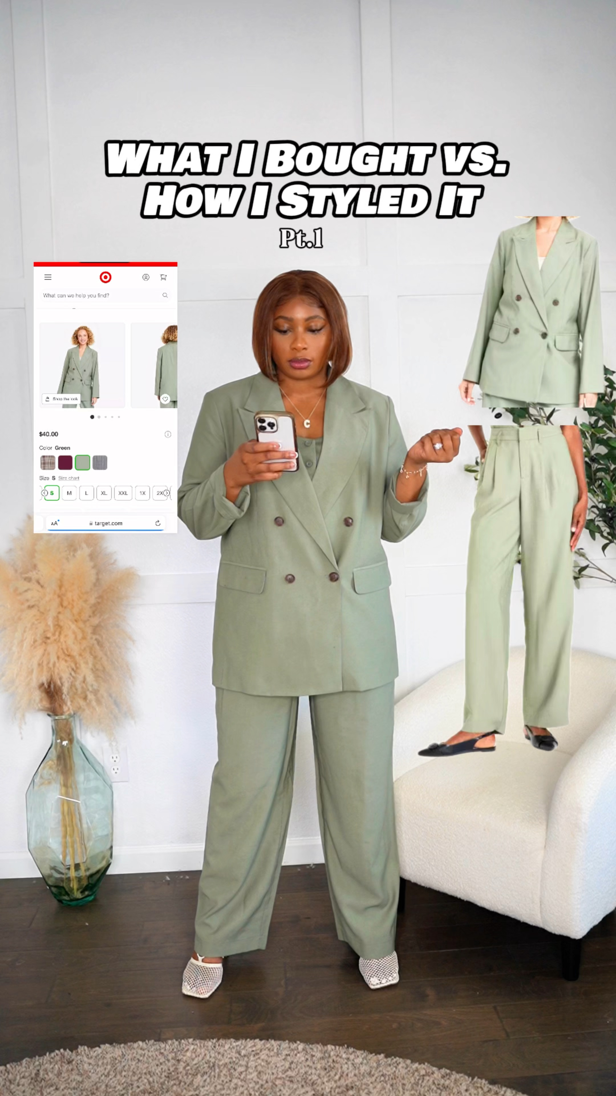 What I bought v.s How I Styled it

Come to find out 🤭

Which look was your fave? 1,2 or 3?

I found this 3 piece blazer set at @target and my brain quickly went to all of the different looks it could be styled with — at this point the blazer set really costed me $10 if I calculate the looks and wears I get out of it 😏 #Girlmath 

Make sure to like and let me know if we are here for this series and if we liked these looks. 🤸🏽

#crystalostyles #targetfashionfinds #targetfashion #amazonfind #amazonfashion #nordstromrack 

Fall outfits, fall fashion, blazer looks, target finds, target sale, office outfit 

#LTKFindsUnder100 #LTKxPrimeDay #LTKStyleTip