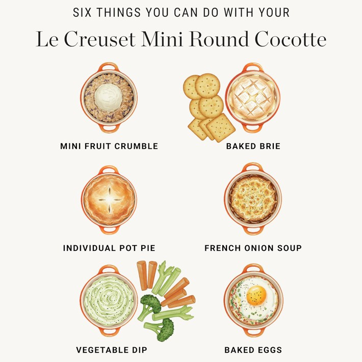 Le Creuset Stoneware Mini Round Cocotte