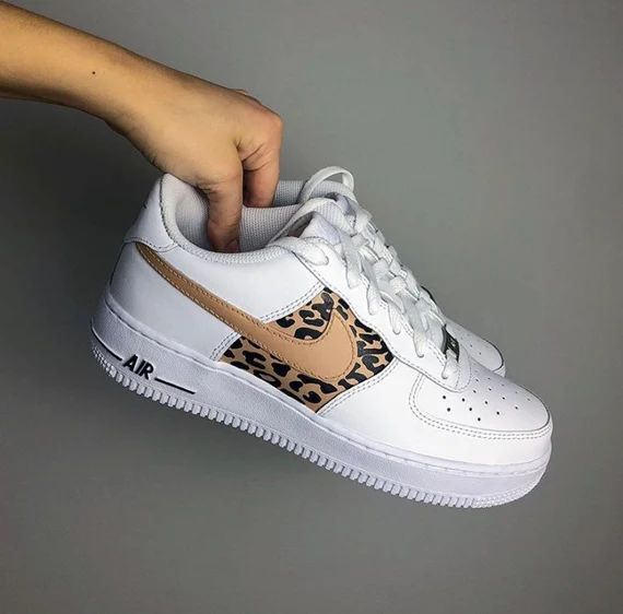 Custom Nike Air Force 1s Cheetah Print Shoes | Etsy | Etsy (US)