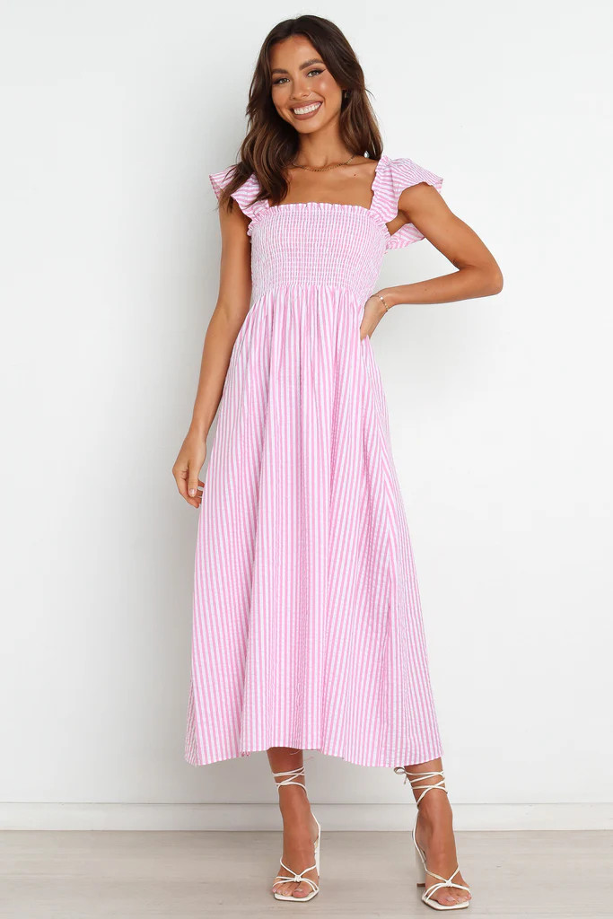 Daniela Dress - Pink Stripe | Petal & Pup (US)