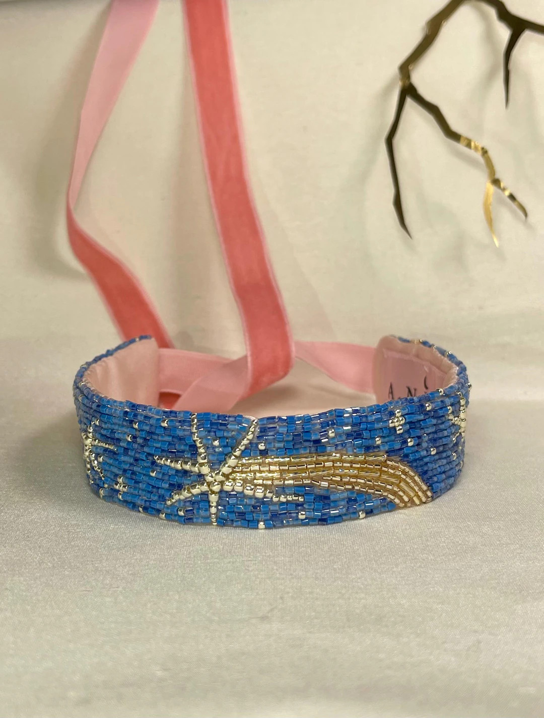 Celestial Beaded Choker “zoryanytsia” – Hand Embroidered Necklace With Stars and Sky Beads,... | Etsy (US)