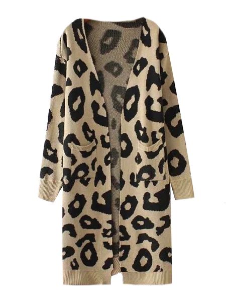 'Reilly' Leopard Print Open Cardigan (4 Colors) | Goodnight Macaroon