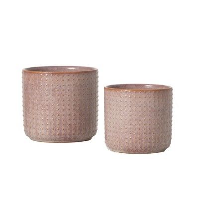 Sullivans Set of 2 Small Ceramic Planters 6"H & 5"H | Target