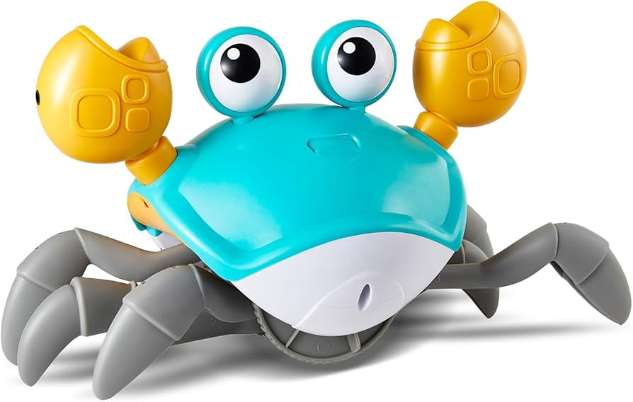 Crawling Crab Baby Toys Upgrade Version - 3 Speed & Music Control, Infant Tummy Time Interactive ... | Amazon (US)