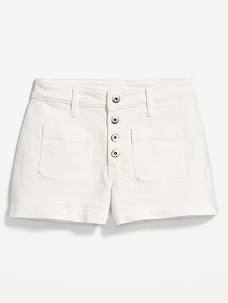 High-Waisted Jean Shorts -- 3-inch inseam | Old Navy (US)