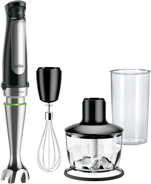Braun MultiQuick 7 3-in-1 Immersion Blender with Food Processor – Powerful Handheld Electric St... | Amazon (US)