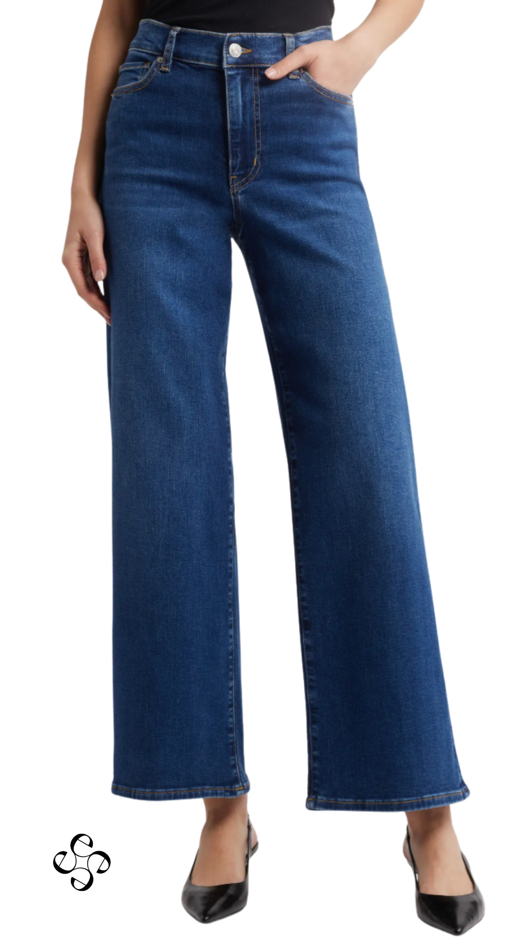 These high-waisted wide-leg palazzo jeans instantly elevate your entire look. The full-length silhouette elongates the legs, and the superstretch denim keeps everything comfortable and flattering.

Palazzo jeans and high-rise wide-leg denim continue to be wardrobe staples, which explains why this pair consistently ranks in my top sellers. Even better? They’re on sale right now.

Statement denim without sacrificing comfort. 

 #LTKootd #LTKOver40 #LTKPetite