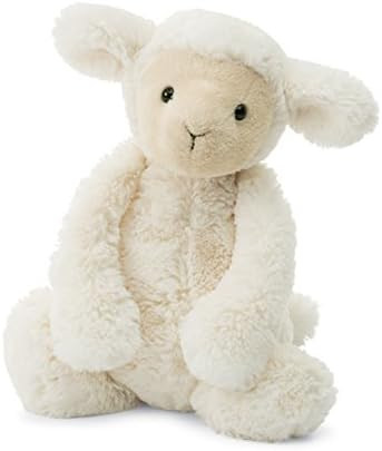 Jellycat Bashful Lamb Stuffed Animal, Medium, 12 inches | Amazon (US)