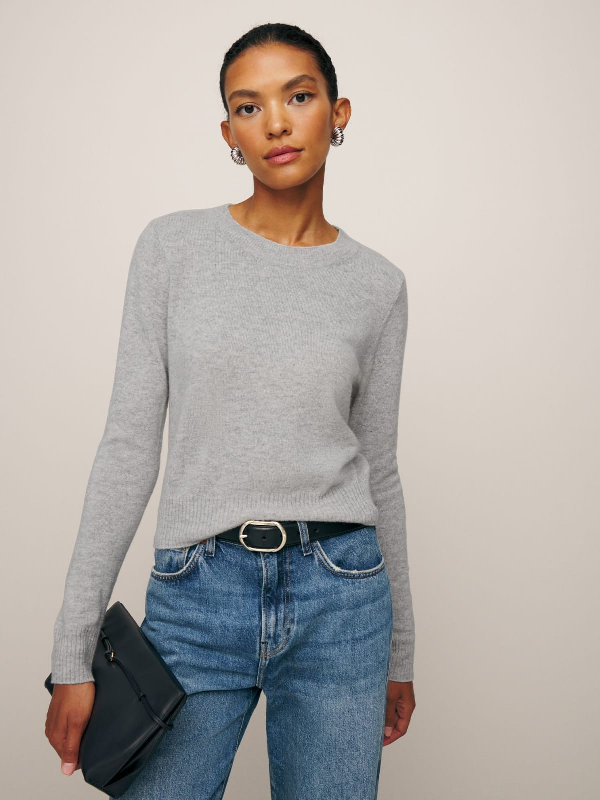 Dana Cashmere Crew Sweater | Reformation (Global)