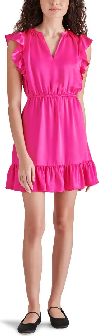 Washed Satin V-Neck Dress | Nordstrom Rack