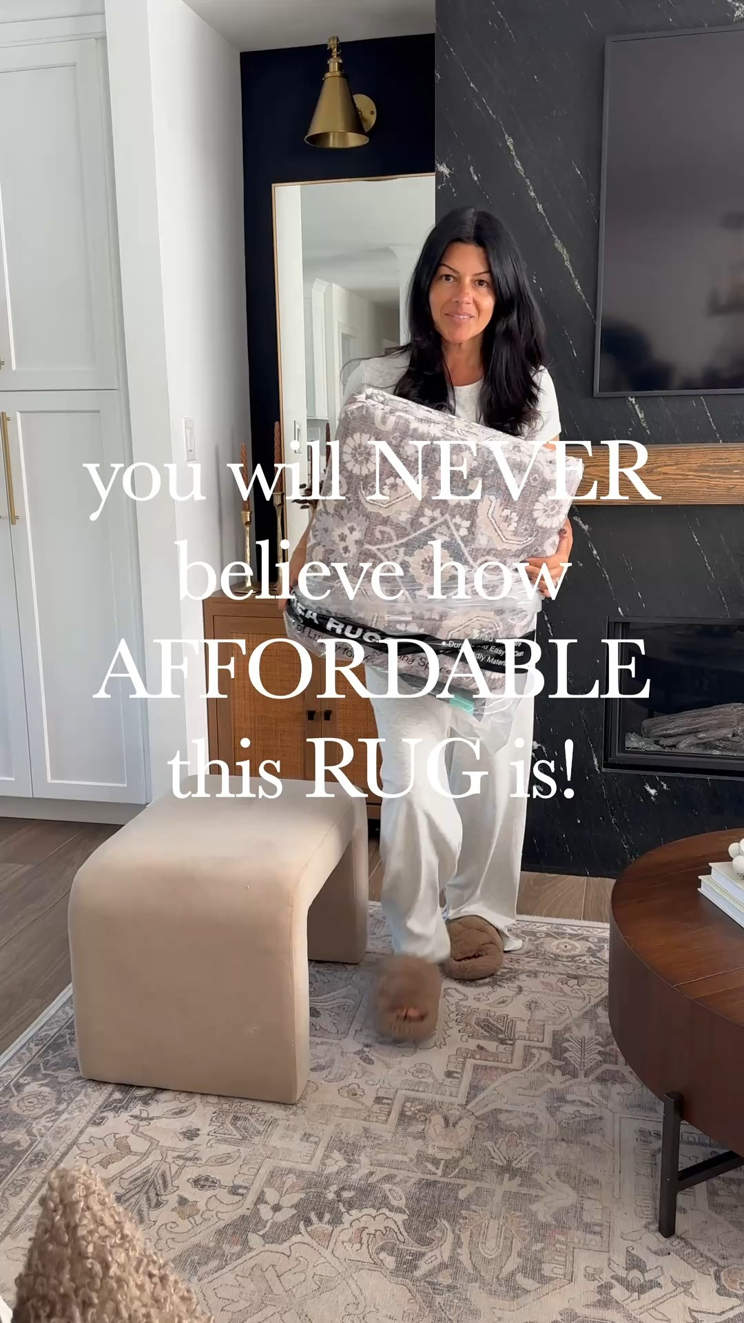 This rug is so affordable! What’s not to love about this rug? It’s stunning, super soft, machine-washable, and has a non-slip backing—plus it’s INSANELY affordable!

I chose the warm brown 9x12 but there are multiple other colors and sizes to fit any space! 
Cozy rug
Fall rug
Affordable find
Amazon home decor 
Brown rug 

#LTKHome #LTKFindsUnder100