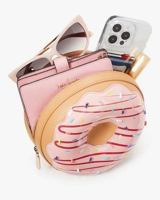 New Kate Spade New York 3D Donut Coffee Break Crossbody Handbag Novelty Multi | eBay US