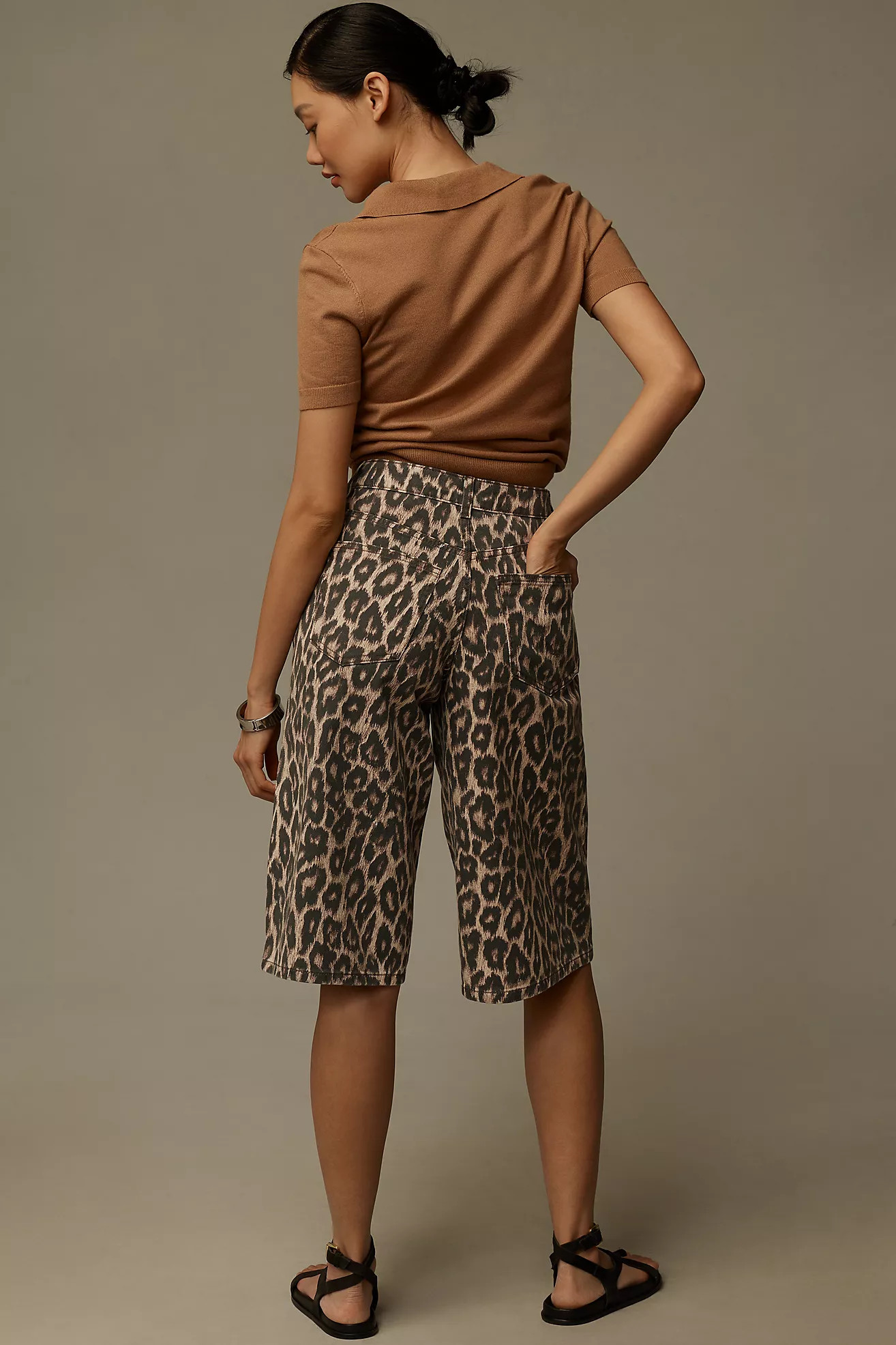 Pilcro Printed Bermuda Shorts | Anthropologie (US)
