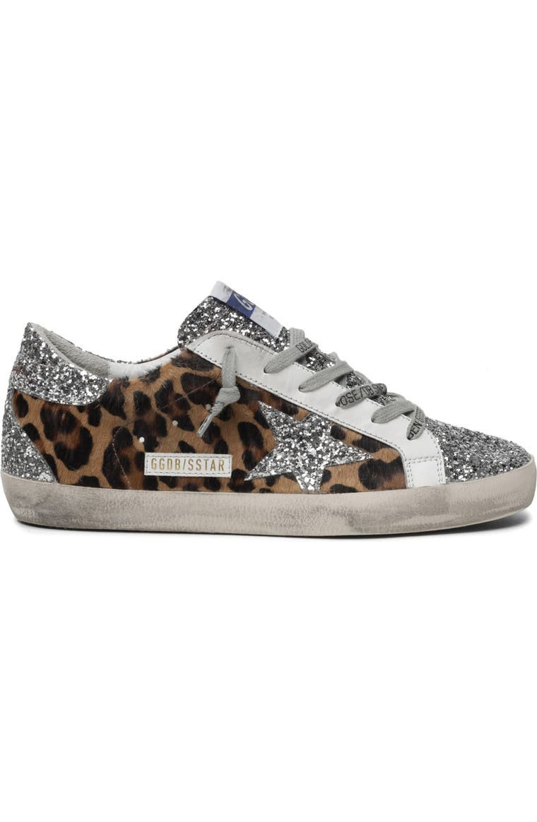 Golden Goose Super-Star Leopard Print Genuine Calf Hair Sneaker (Women) | Nordstrom | Nordstrom