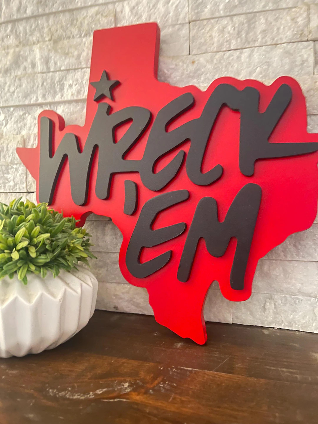 Texas Tech Wreck Em Sign - Etsy | Etsy (US)
