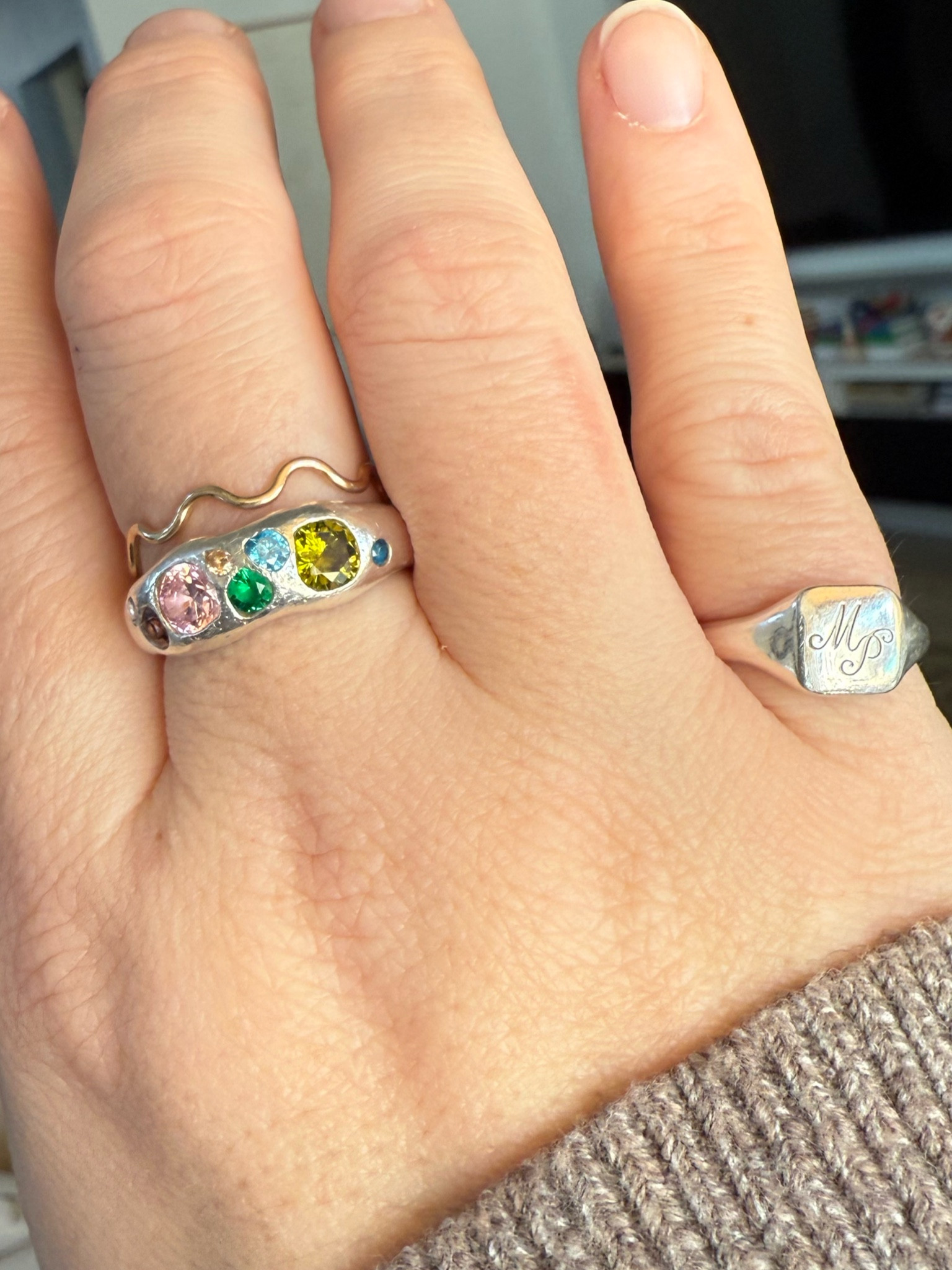 Etsy ring stack