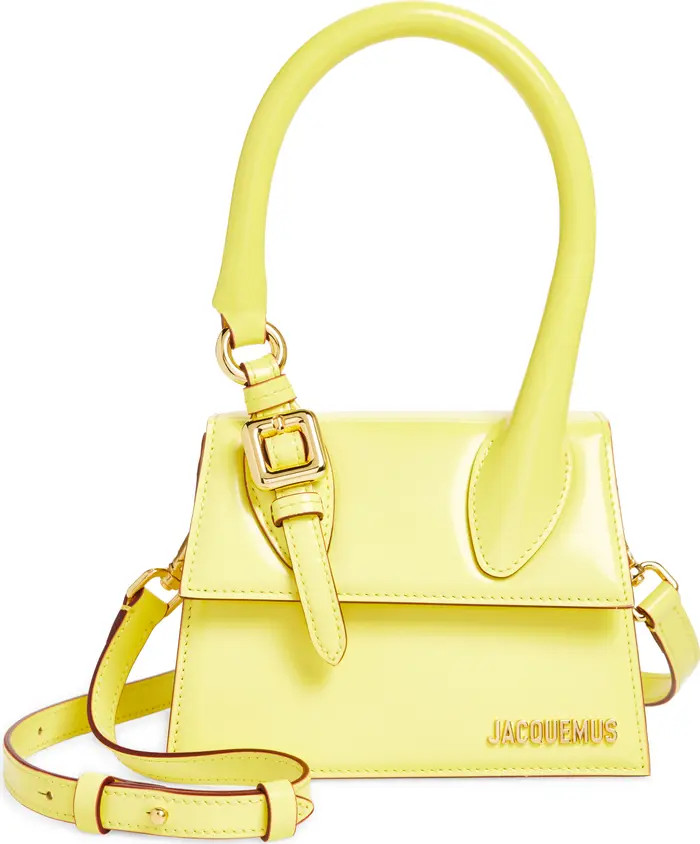 Jacquemus Le Chiquito Moyen Buckle Leather Top Handle Bag | Nordstrom | Nordstrom