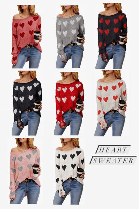 Valentine’s Day heart sweater. Amazon fashion. Valentine’s Day heart top 

#LTKSeasonal #LTKfindsunder50