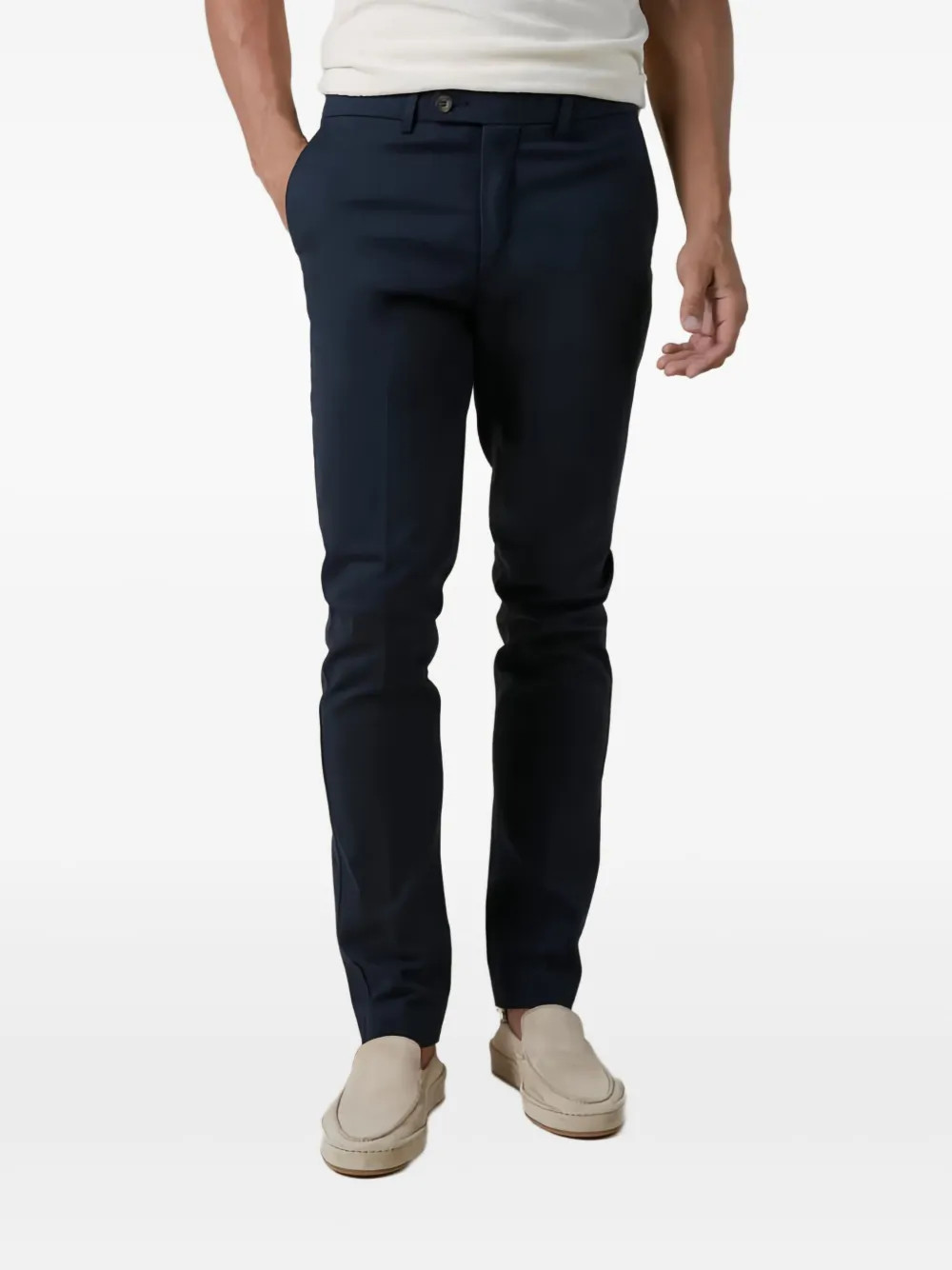 stretch-cotton trousers | Farfetch Global