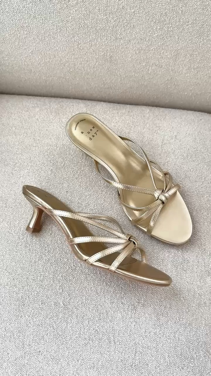 New spring shoes from Target! Summer shoes. Summer sandals. Gold kitten heels. Resort outfit. Wedding guest shoes. Wedding guest. Resort wear. Vacation outfits. These are TTS for me. 


#LTKWedding #LTKootd #LTKTravel