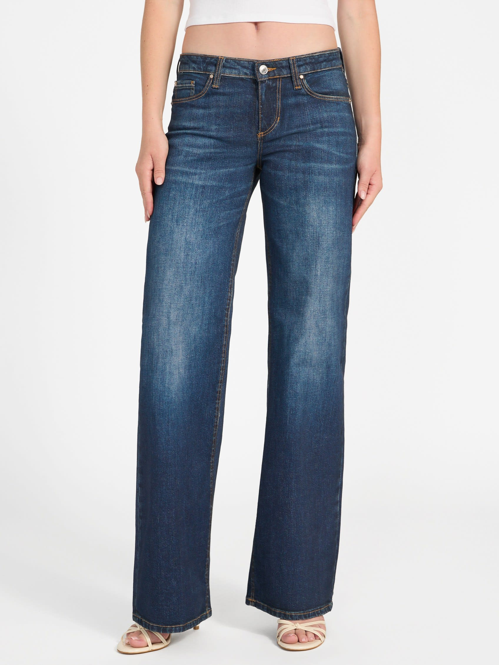 GUESS Eco Low-rise Slouchy Wide-leg Jeans | Guess (US)