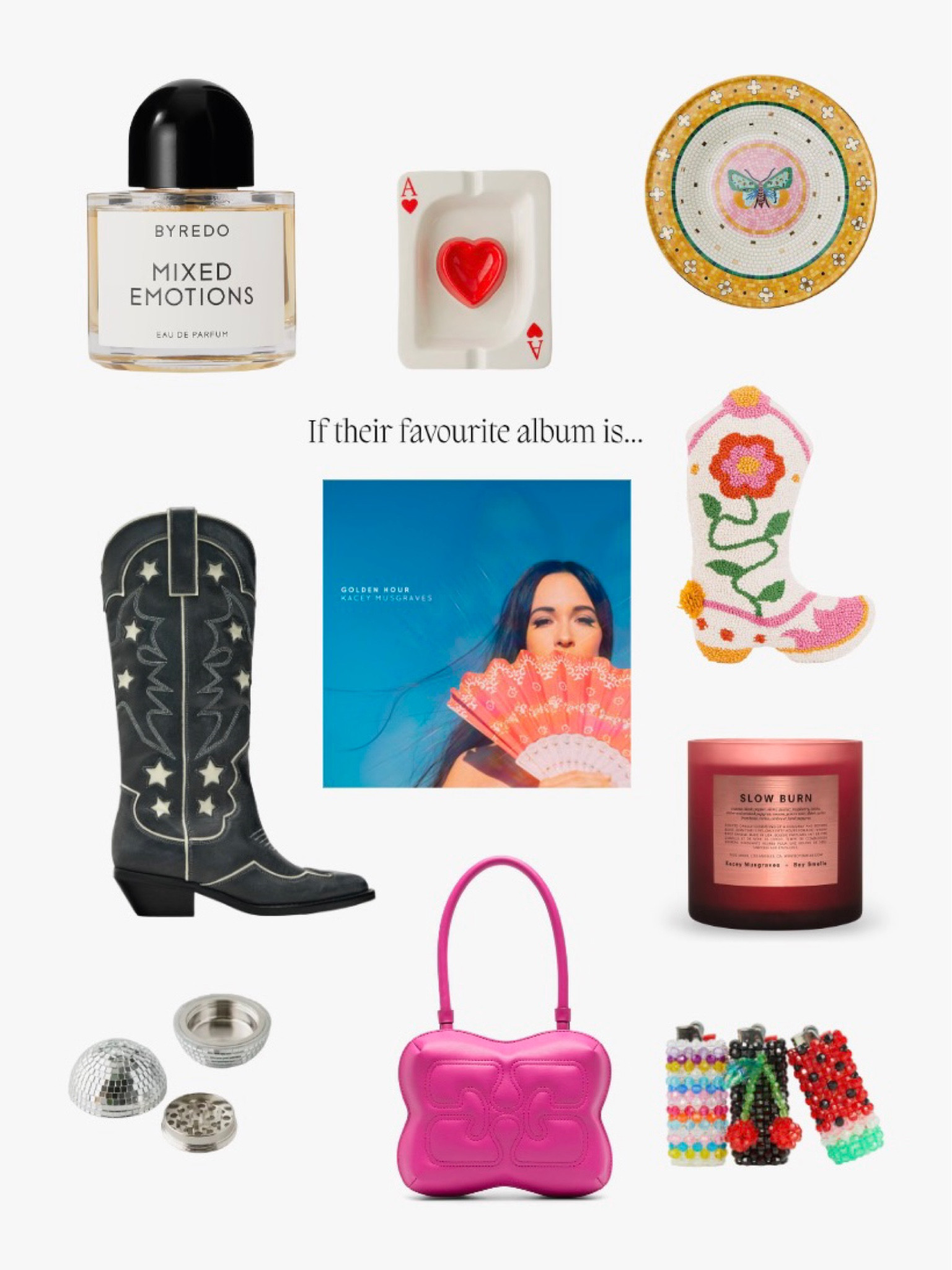 Gift Guides by Album: Kacey Musgraves, Golden Hour