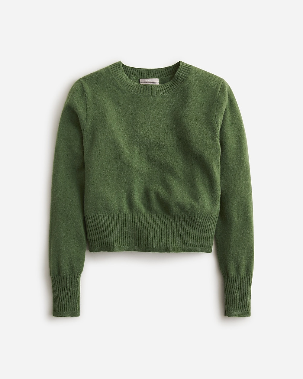 Cashmere shrunken crewneck sweater | J. Crew US