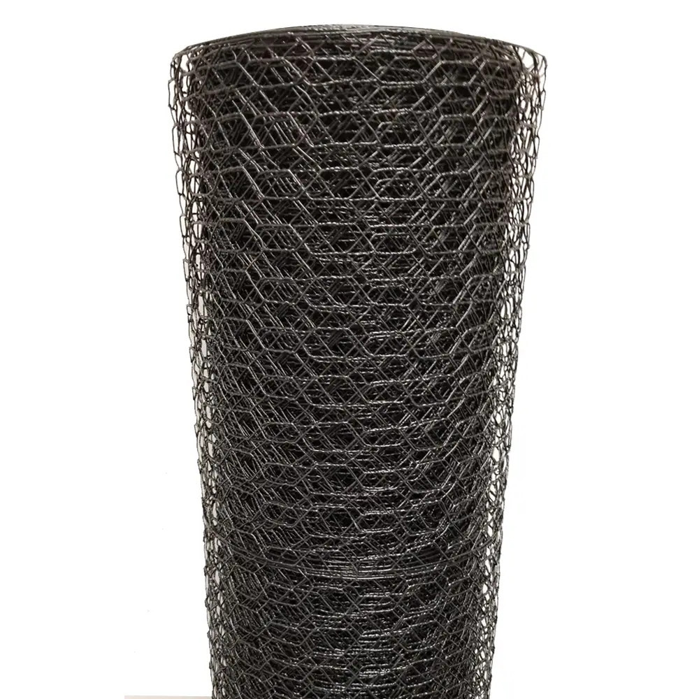 Acorn Hardware 150-ft x 1-ft 20 -Gauge Black Vinyl-coated steel Chicken Wire Rolled Fencing 1-in - Mesh Size | PNVC112150 | Lowe's