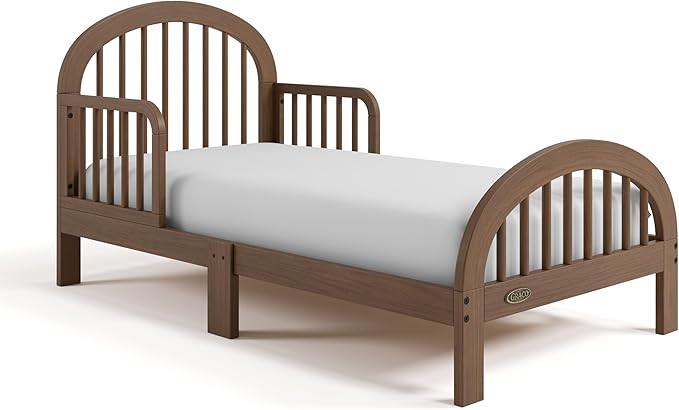Graco Olivia Toddler Bed (Hazelnut) - GREENGUARD Gold Certified, Includes Safety Guardrails, Fits... | Amazon (US)
