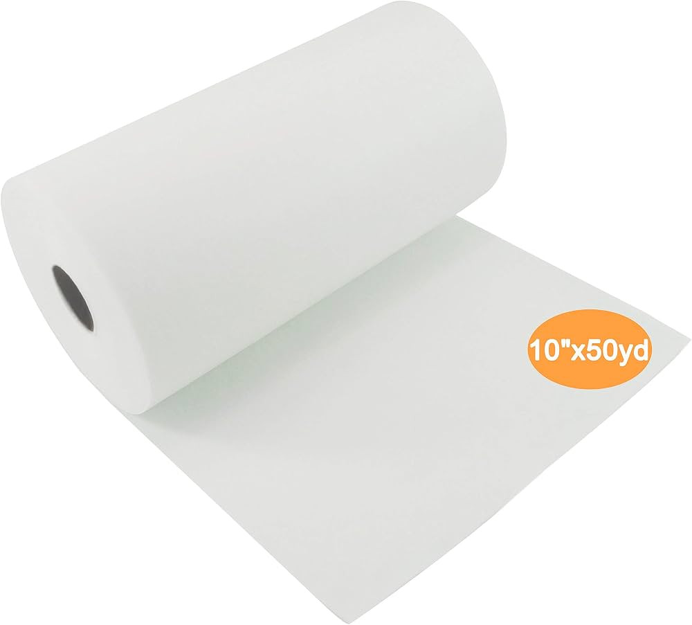 New brothread Cut Away Machine Embroidery Stabilizer Backing 10" x 50 Yd roll - Medium Weight 2.5... | Amazon (US)