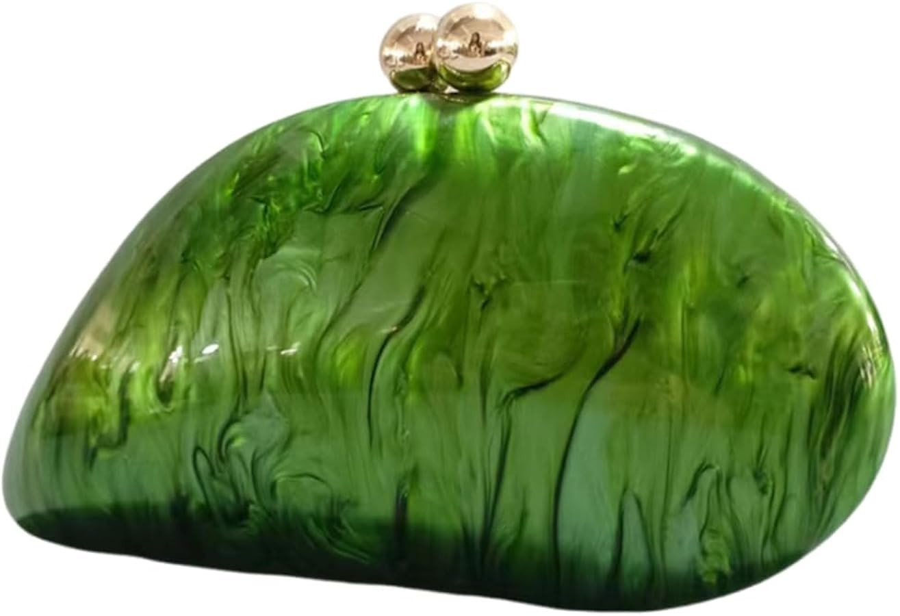 CRGANGZY Acrylic Evening Clutch Purse Fashion Evening Bags with Detachable Chain Elegant Glitter ... | Amazon (UK)