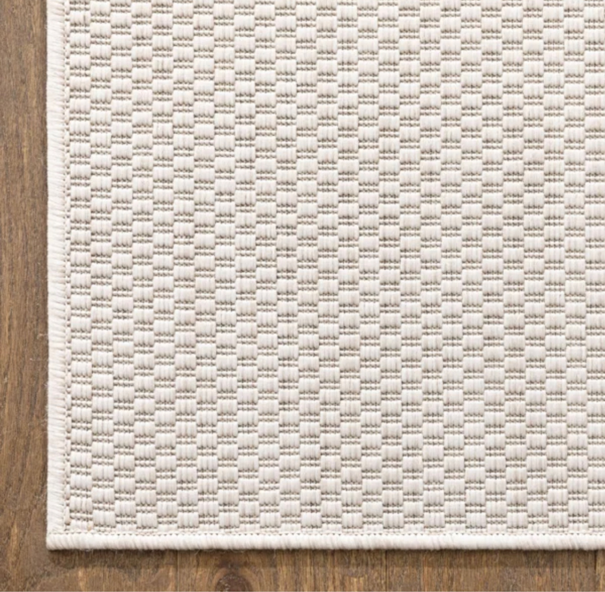 Such an amazing outdoor rug for this price point. Beautiful and clean. Weather & stain resistant. The light color is a perfect addition to any seating set  

#LTKsalealert #LTKSale #LTKhome
