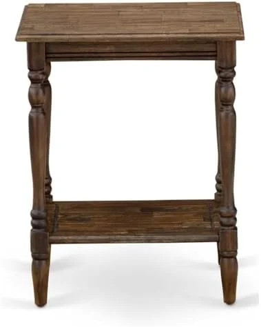 BF-07-ET Bedford Night Stand - Rectangle End Table with Open Storage Shelf for Bedroom, 16x20 Inc... | Walmart (US)