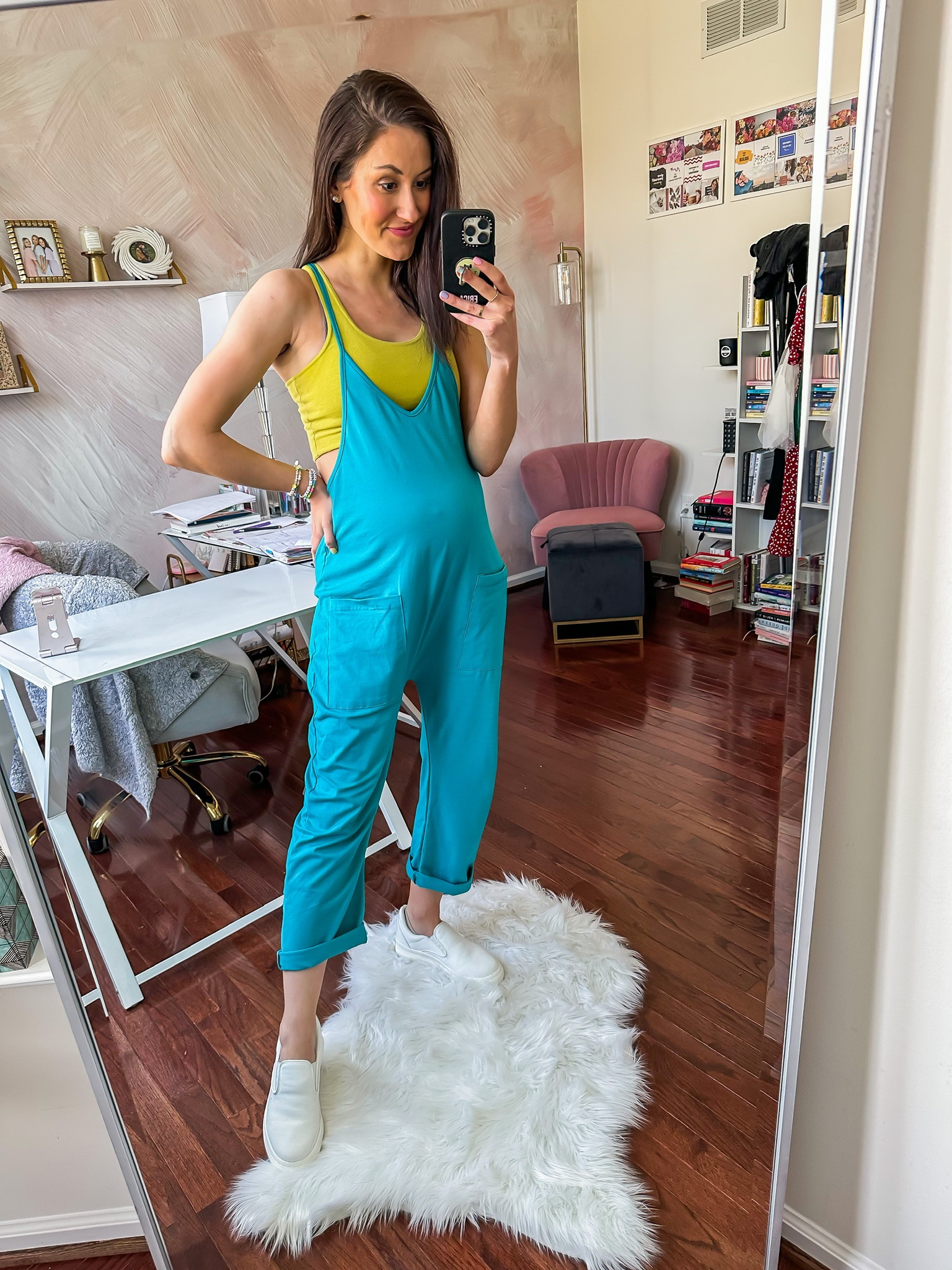 Free people inspired jumpsuit in fun colors for spring! 

Bump friendly jumpsuit // comfy jumpsuit // comfy travel outfit // maternity outfit 

#LTKSeasonal #LTKbump #LTKFind