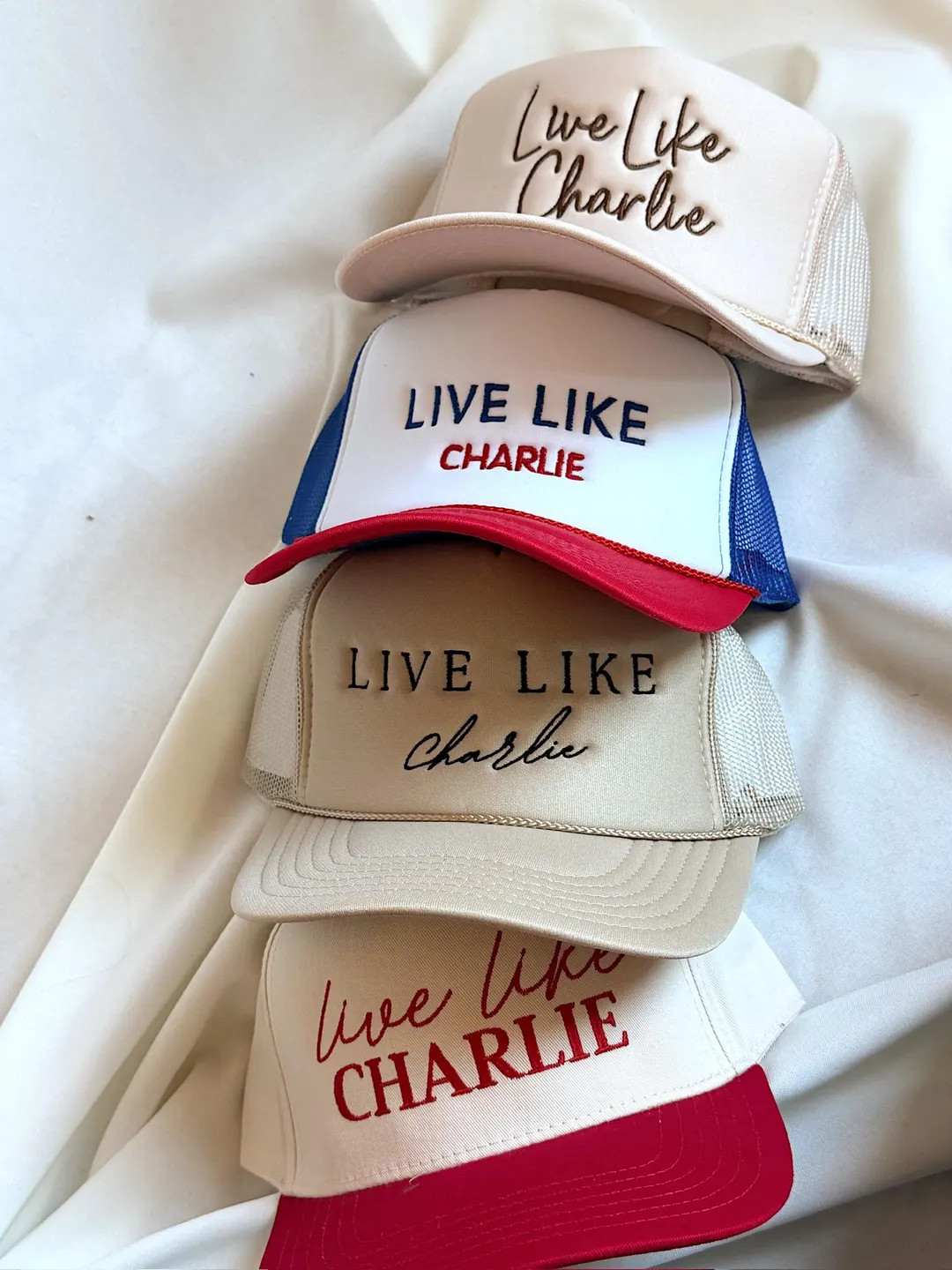 Live Like Charlie Trucker Hat - Etsy | Etsy (US)