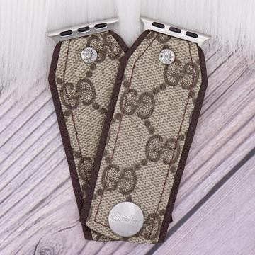 Bow Band in Upcycled Brown Webbed GG | Sparkl