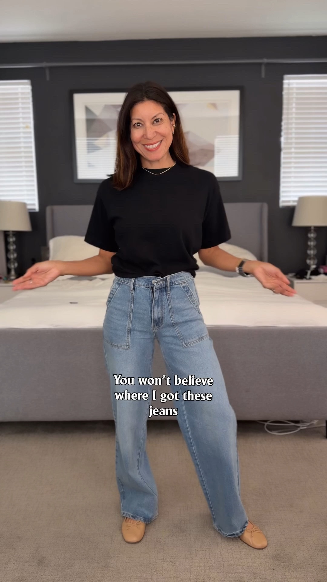 Because I couldn’t! 

Fit was too good not to share.
Walmart wearing 2 

Vintage style tee size xs 
Flats tts wearing 7 1/2 

#LTKSeasonal #LTKPetite #LTKOver40