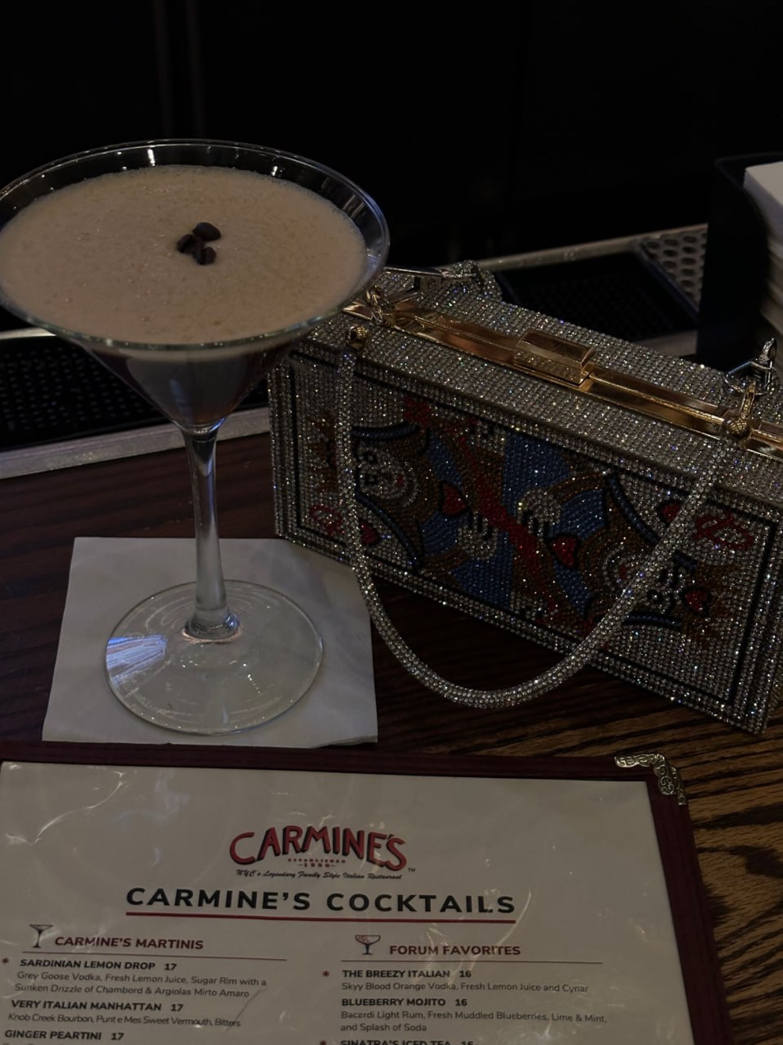 The perfect clutch for Las Vegas! It literally sparkles when light hits it! I recieved so many compliments on this bag! I have the larger iphone, and I was able to fit it, a portable charger, lipstick, and small wallet in the bag & still had space! It comes with a long gold chairn, but I purchased the log one I linked from target to match the bag!!

Vacation
Date night
Handy Purse
Glam night
Cocktail

#LTKGiftGuide #LTKtravel #LTKitbag