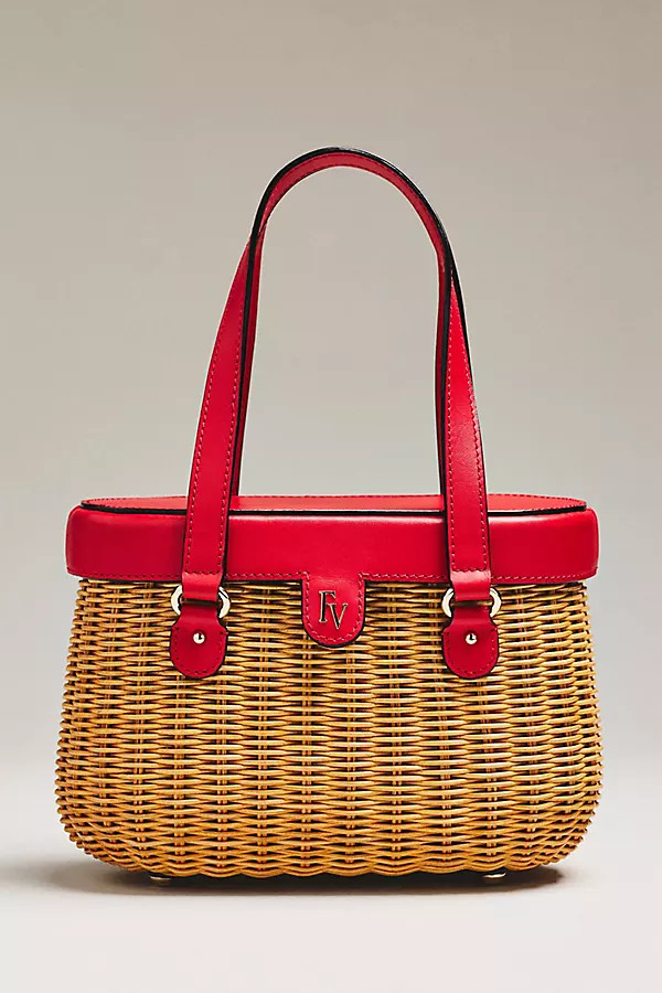 Frances Valentine Willow Wicker Basket Bag | Anthropologie (US)