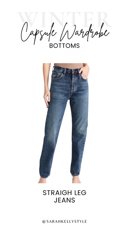 Winter capsule wardrobe, straight leg jeans, Sarah Kelly style 

#LTKstyletip #LTKSeasonal #LTKHoliday