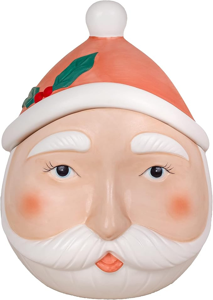 National Tree Company HH75-HC21537-3 Decorative Christmas Jar, Pink | Amazon (US)