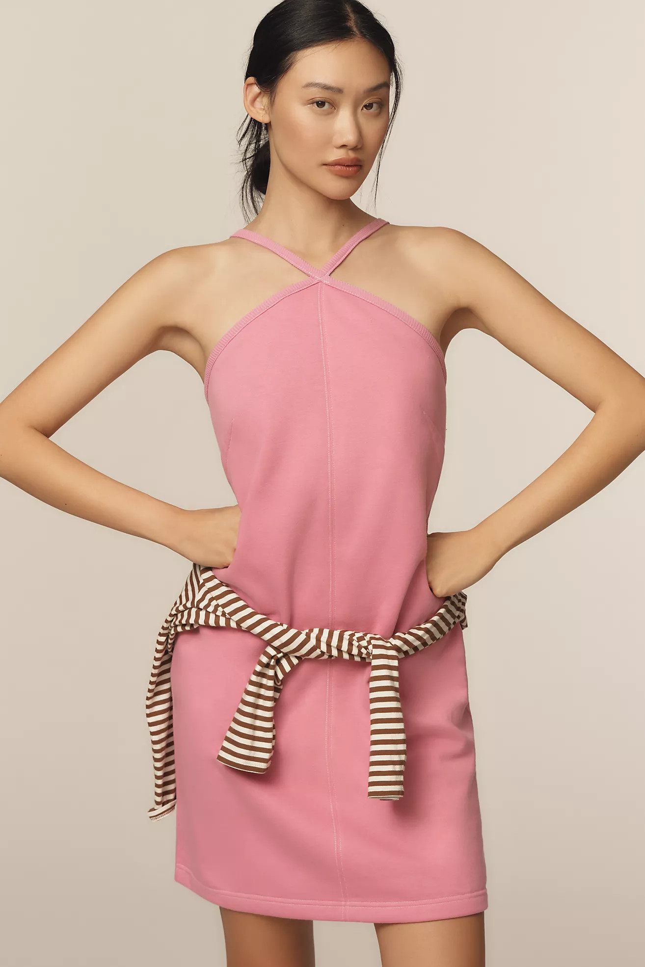 Daily Practice Halter Mini Dress | Anthropologie (US)