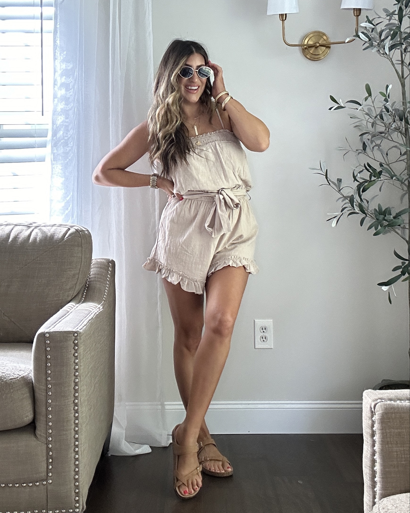 Pink Lily is having a $25 and under sale and select styles 60% OFF! Xx 

Wearing meds. Size down in bodysuit. 

Wearing TTS 7.5 in heels and would size up half size in flats. 

Spring outfits, summer outfit, vacation outfits, date night. 

#LTKstyletip #LTKfindsunder50 #LTKtravel