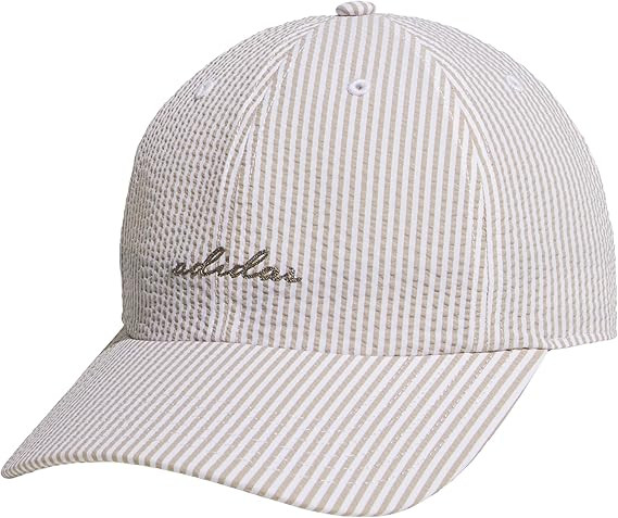 adidas Women's Seersucker Baseball Cap – Relaxed Strapback Hat | Amazon (US)