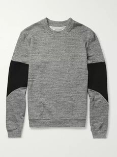 Panelled Cotton French Terry Sweatshirt | Mr Porter Global