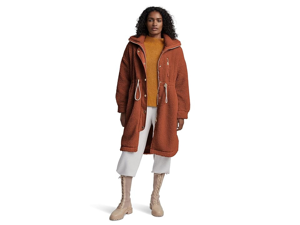 Varley Jones Coat Women's Clothing Caramel Cafe : XXS, Polyester | Zappos